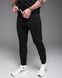 Спортивні штани , на манжеті, чоловічі , чорні 1392 фото 4