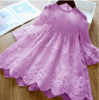 Сукня "Ажурна" колір бузковий 0160 фото