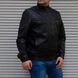 Куртка чоловіча з еко-шкіри , чорна , великі розміри 1773 фото 5