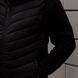 Жилет чоловічий утеплений з капюшоном та кишенями на застібках, чорний 2208 чор фото 6