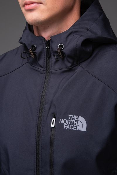 Чоловіча куртка вітрівка Softshell на флісі синя