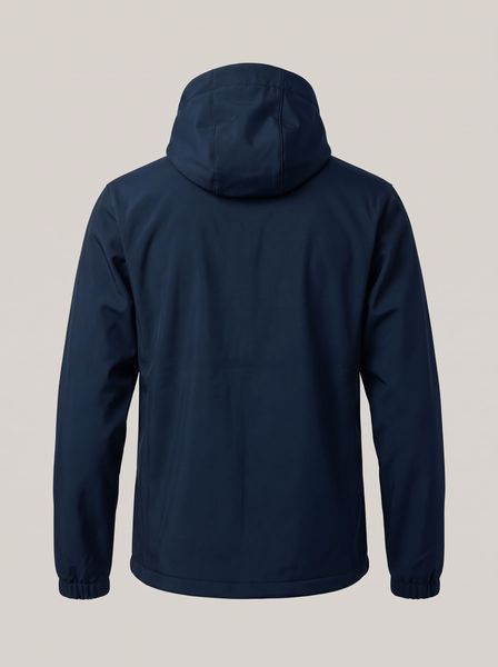 Чоловіча куртка вітрівка Softshell на флісі синя