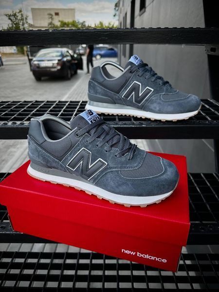 Кросівки New Balance 574 Classic (темно сірі)