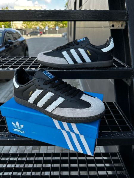 Кросівки Adidas Samba (black & gray)