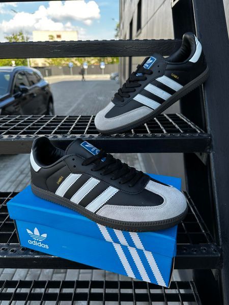 Кросівки Adidas Samba (black & gray)