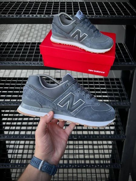 Кросівки New Balance 574 Classic (темно сірі)