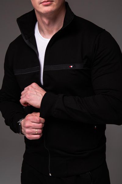 Спортивний костюм чоловічий без капюшона Tommy чорний