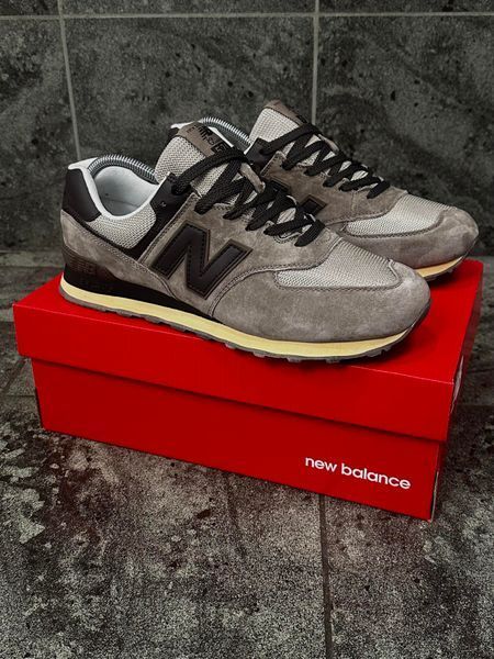 Кросівки New Balance 574 Classic (коричневі, замша)