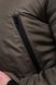Чоловіча утеплена куртка бомбер хакі кольору 1681 фото 7