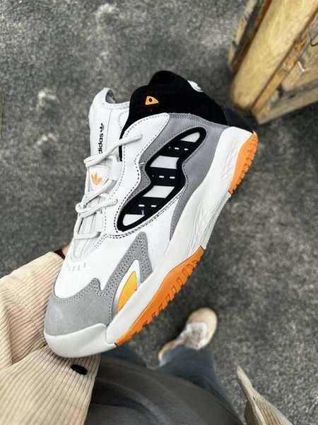 Кросівки Adidas Streetball - 2 (gray & orange)