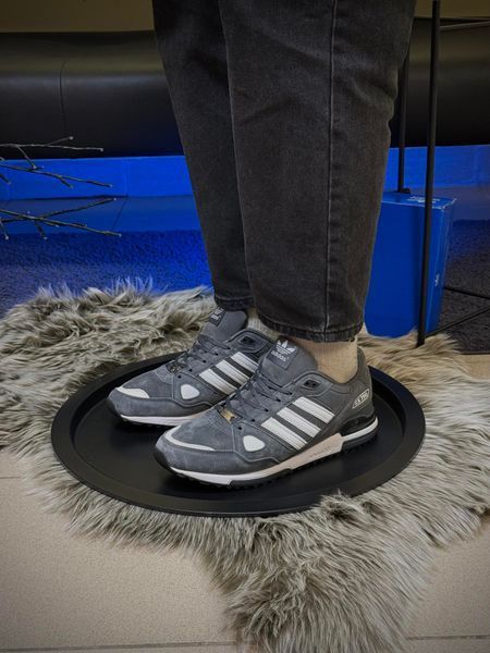 Кросівки Adidas ZX 750, сірі / замша