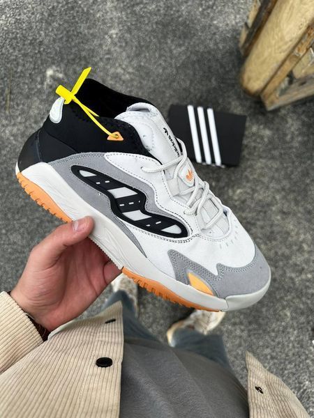 Кросівки Adidas Streetball - 2 (gray & orange)