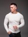 Светр чоловічий приталений Slim fit , білий 2475 біл фото 1