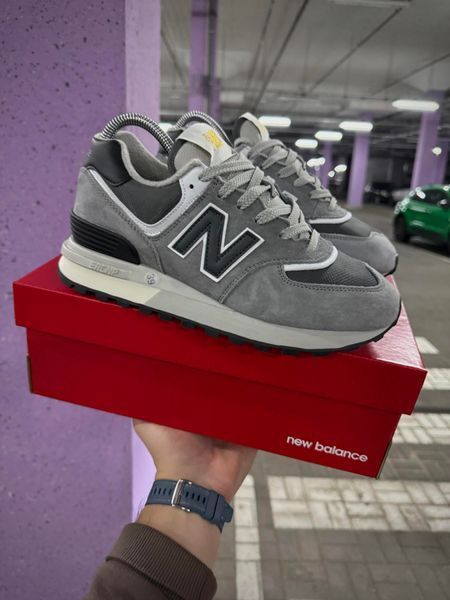 Термо Кросівки New Balance 574 legacy Waterproof Gore Tex, р 37-41 (сірі з чорним)