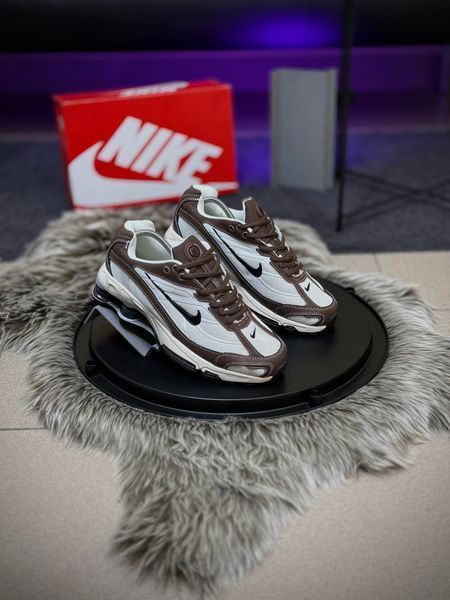 Кросівки Nike SHOX TL X SUPREME, коричневі