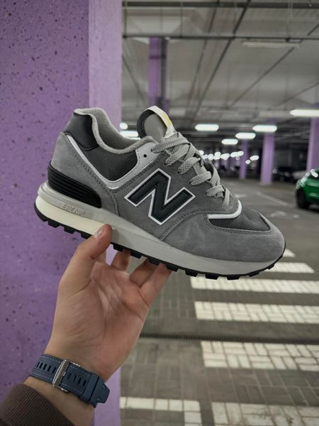 Термо Кросівки New Balance 574 legacy Waterproof Gore Tex, р 37-41 (сірі з чорним)