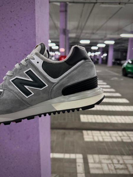 Термо Кросівки New Balance 574 legacy Waterproof Gore Tex, р 37-41 (сірі з чорним)