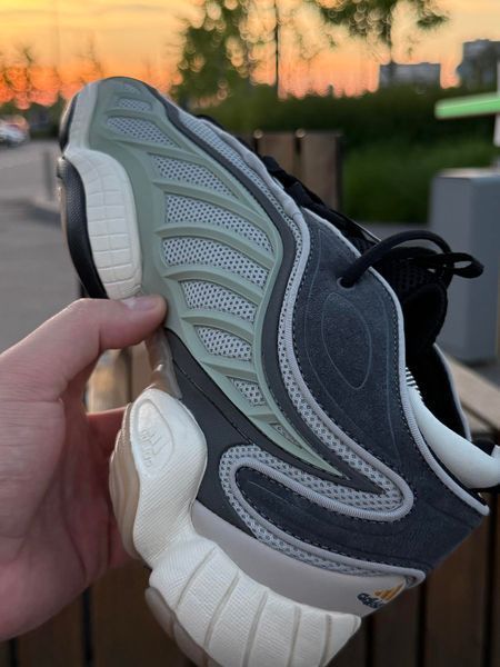 Кросівки Adidas Yeezy 500 mid, сіро-зелені