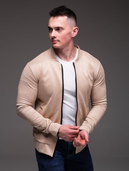 Чоловічий повсякденний бомбер у стилі casual