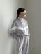 Підлітковий велюровий костюм світло-сірий (кофта на блискавці та штани), розміри 140-164 1345 фото 3