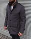 Пальто стильне ,кашемірове,утеплене,чоловіче без капюшона , з коміром стійка 1679 сер фото 5