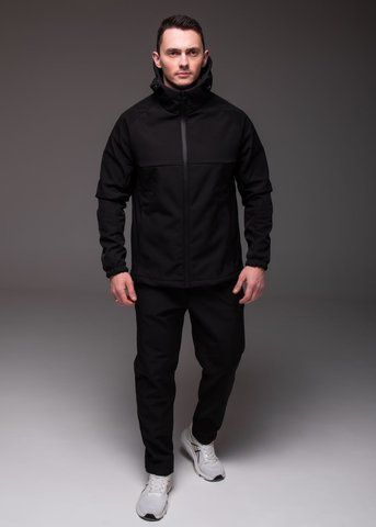 Костюм чоловічий утеплений Softshell куртка з капюшоном та штани