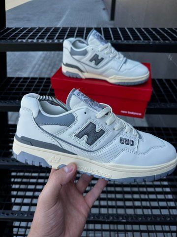 Кросівки New Balance 550 (white & gray)