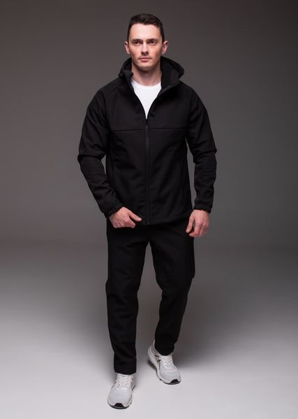 Костюм чоловічий утеплений Softshell куртка з капюшоном та штани