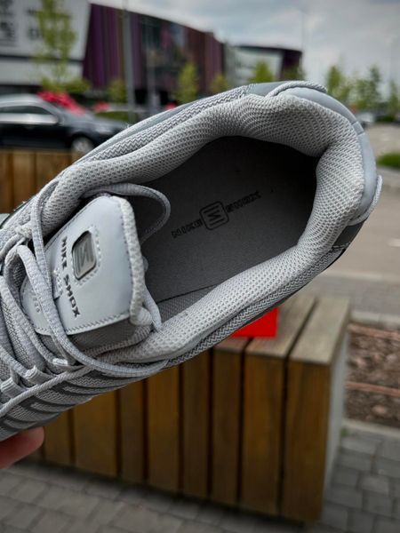 Кросівки Nike SHOX TL, сірі (сітка, літні)