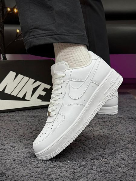 Кросівки Nike Air Force (білі, ТОП якість)