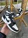 Кросівки Nike Air Jordan 1 (black / white) 159-2 фото 8
