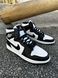 Кросівки Nike Air Jordan 1 (black / white) 159-2 фото 2