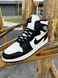 Кросівки Nike Air Jordan 1 (black / white) 159-2 фото 1