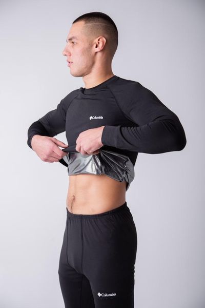Чоловіча термобілизна Columbia Omni-Heat чорна до -30&deg;C &ndash; зимовий комплект