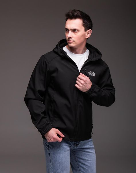 Чоловіча куртка вітрівка Softshell на флісі