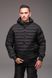 Куртка чоловіча демісезонна великого розміру чорна 2568 чор фото 6