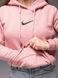 Худі з капюшоном утеплений флісом унісекс Nike пудра 6009 пуд фото 7