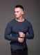 Светр чоловічий приталений Slim fit, аквамарин 2475 син фото 5