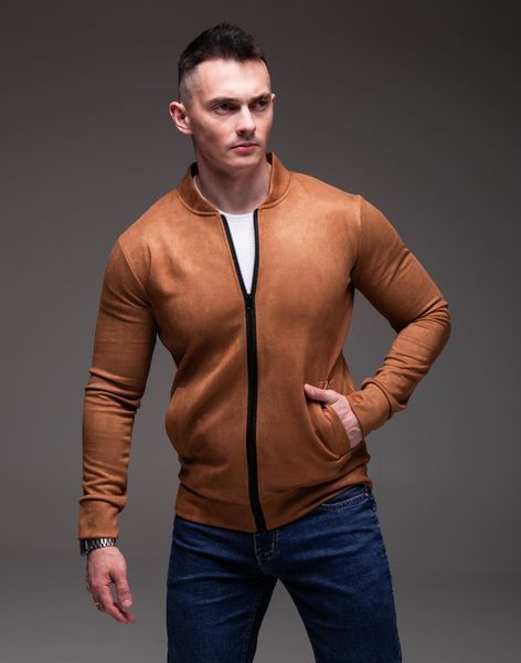 Чоловічий повсякденний бомбер у стилі casual