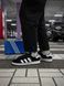 Зимові Кросівки Adidas Campus, чорно-білі з хутром 833-5 фото 8