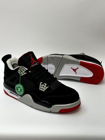 Кросівки Nike Air Jordan Retro 4 (Black/Red)