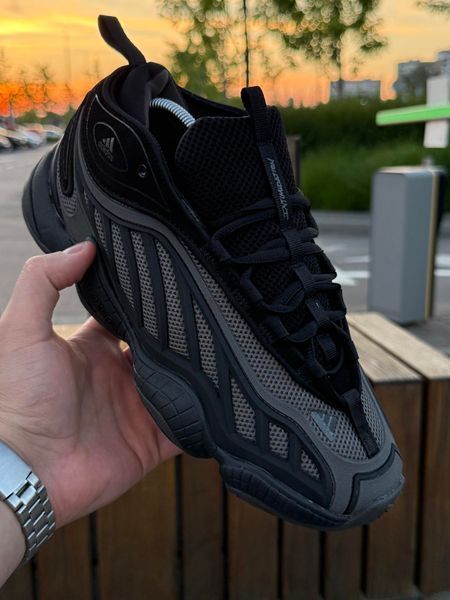 Кросівки Adidas Yeezy 500 mid, чорно-сірі