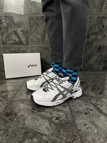 Зимові кросівки Asics Gel-Kahana 8 (білі, з хутром)