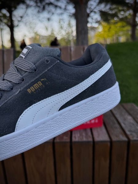 Кросівки Puma Suede XL, темно сірі (замша)