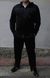 Спортивний костюм чоловічий з капюшоном , великі розміри батал , Чорний 2145 фото 8
