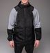 Куртка-вітрівка чоловіча , з капюшоном , з рефлективними вставками на рукавах 2060 фото 5