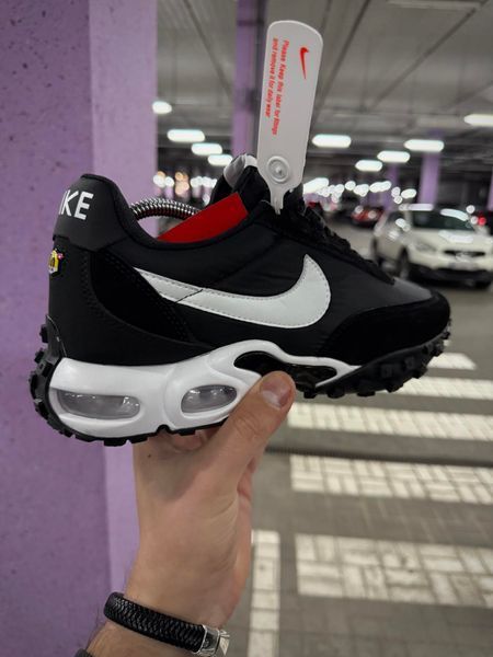 Термо Кросівки Nike Air Max Vaffle (чорно-білі)
