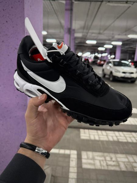 Термо Кросівки Nike Air Max Vaffle (чорно-білі)