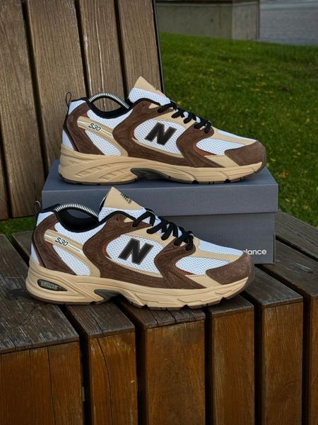 Кросівки New Balance 530, коричневі (сітка, літні)