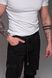 Чоловічі штани джогери карго з накладними кишенями, великі розміри 30-38, чорні 2523 фото 7